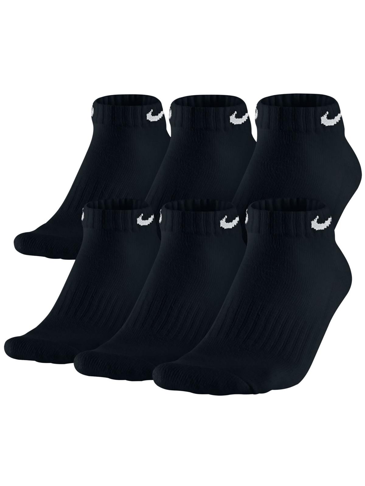 Nike Mens 6-Pack Athletic Low-Cut Socks
